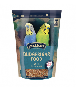 Bucktons Budgie Seed Mix With Spirulina 500g